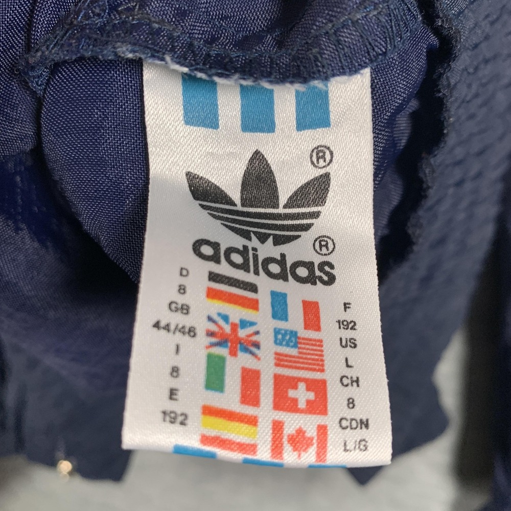 Vintage Adidas Track Jacket Mens Large Blue Bay State Games Celtics 90s - Picture 11 of 14